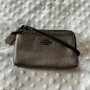 Coach Shimmering  Wristlet